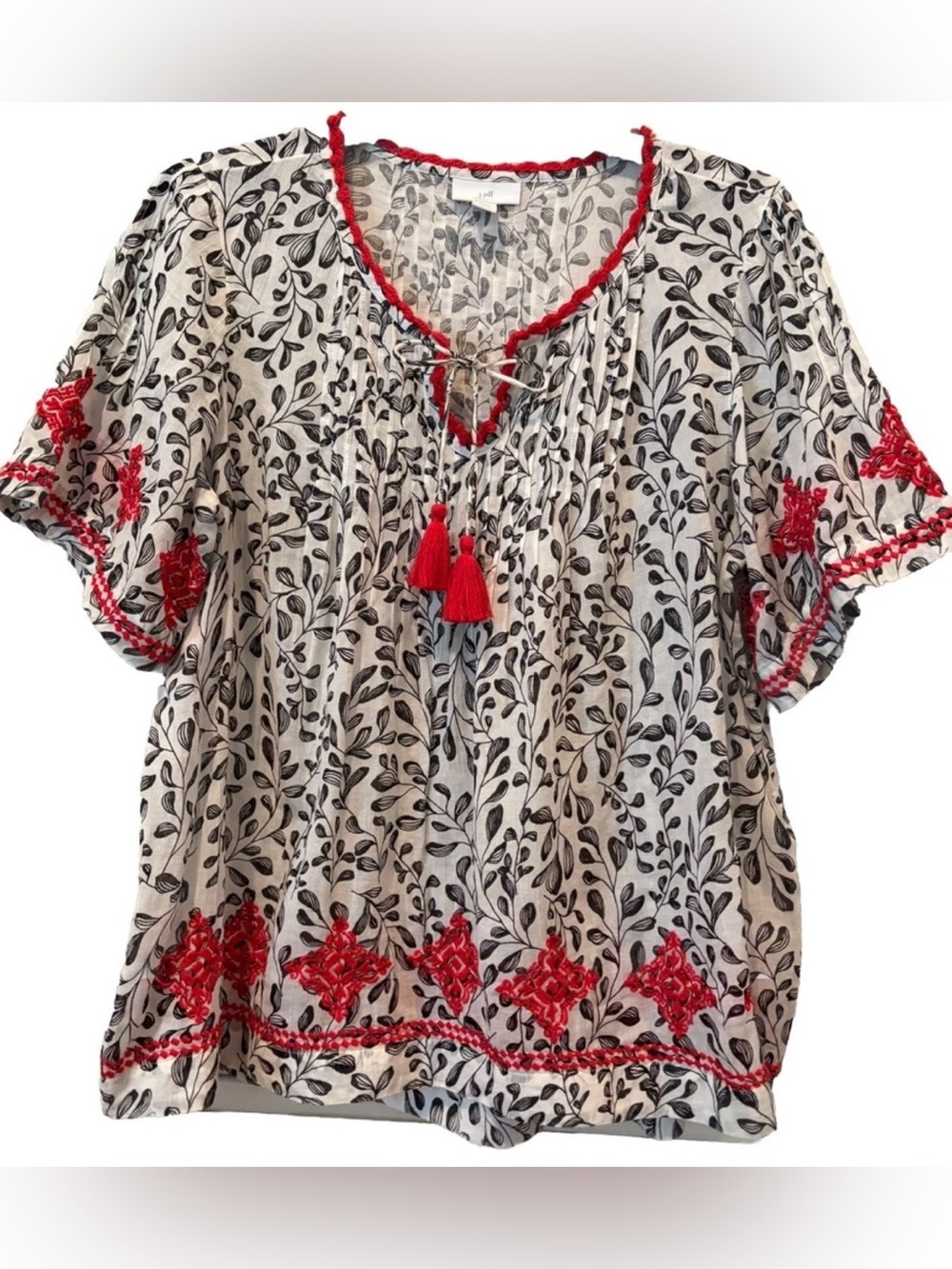J Jill Women's Blouse Top Size Small Petite